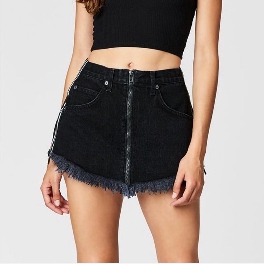 Carmar Mini Skirt with Zipper sides & front
